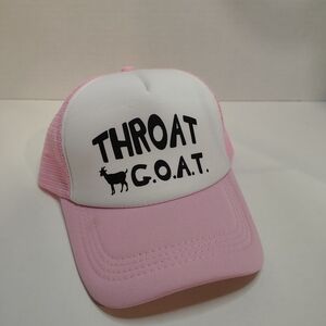Pink and White Cat Cap